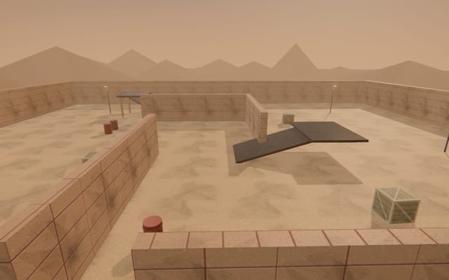 DUSTLINE OUTPOST map in ZeroFront