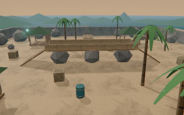 CORAL ATOLL map in ZeroFront